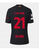 Barcelona Frenkie de Jong #21 Vieraspaita 2024-25 Lyhythihainen